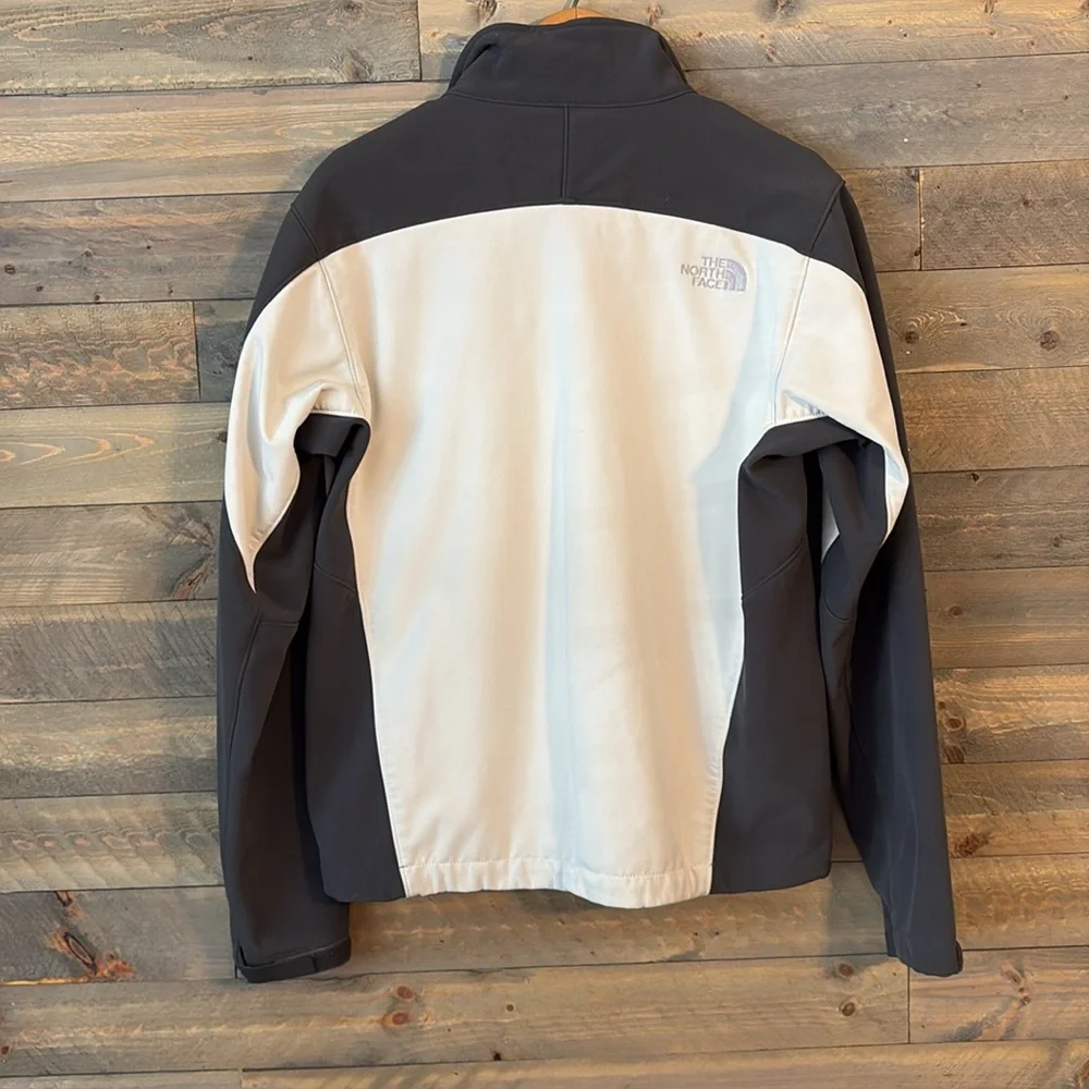 Good Condition - The North Face Softshell Jacket - white/grey - Mens Small - Picture 2 of 9